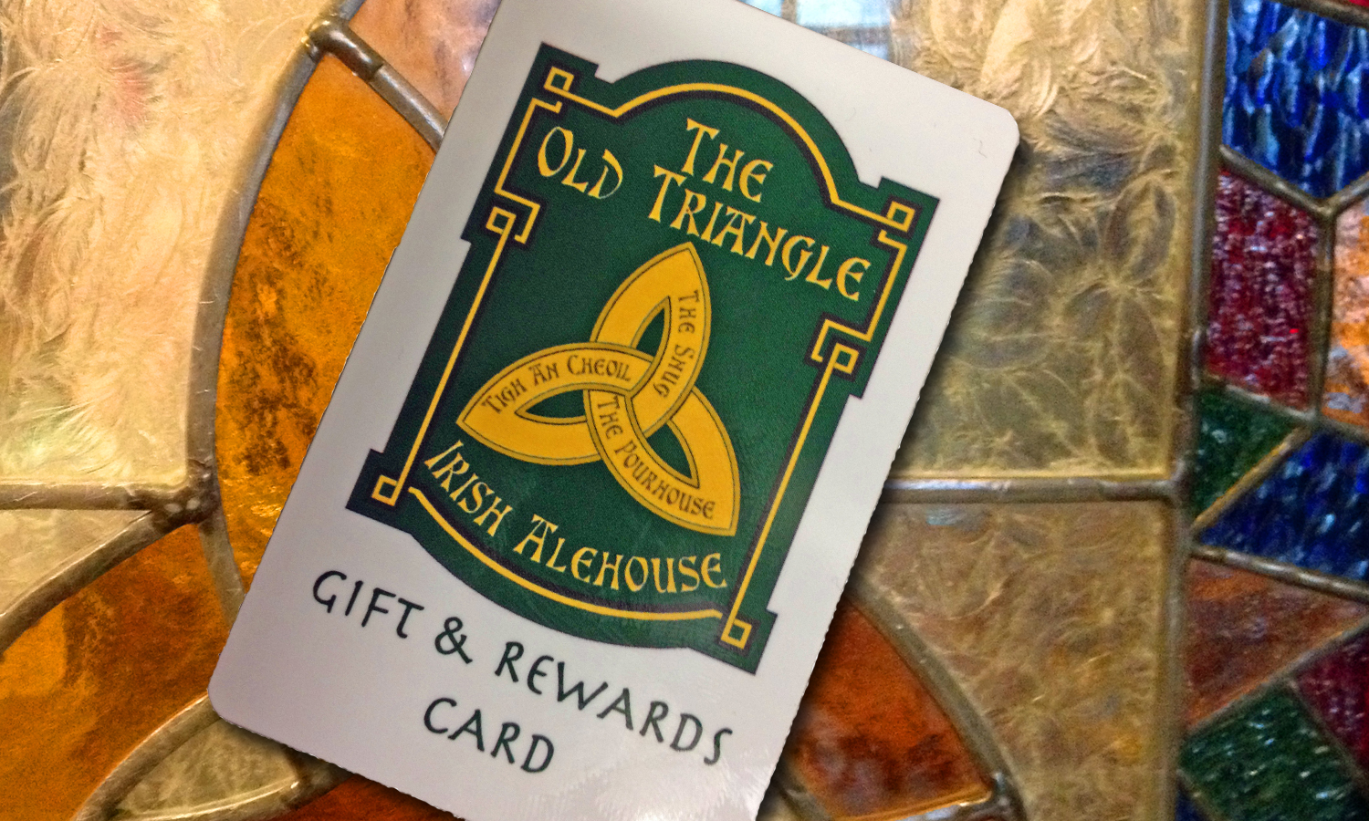 Welcome to the Old Triangle Rewards Program  The Old Triangle Irish  Alehouse - Moncton, NB